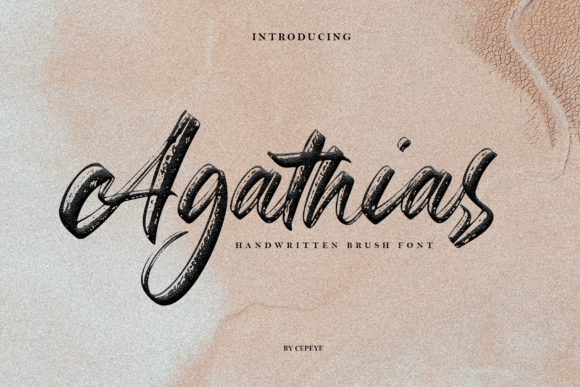 Agathias Font for Creative Makers