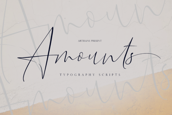 Amounts: A Thin Delicate Handwritten Font for Romantic Branding