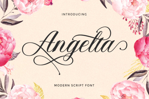 Angelta: Elegant Script Handwritten Font for Scroll-Stopping Visuals