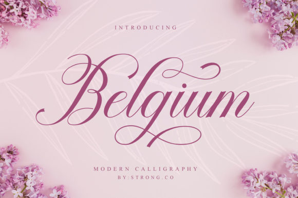 Belgium: A Delicate Script Handwritten Font for Elegant Branding