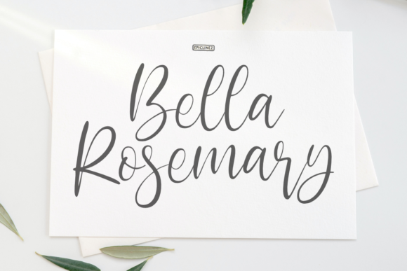 Bella Rosemary Font for Web Design
