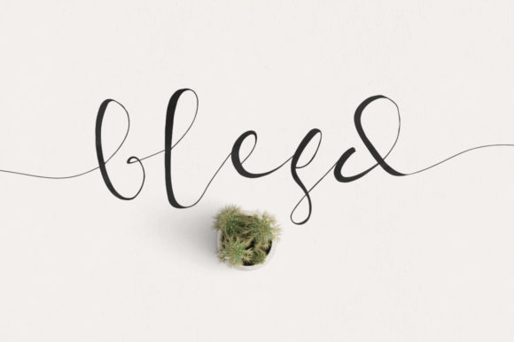 Blesd: A Relaxed & Elegant Script Handwritten Font for Digital Design