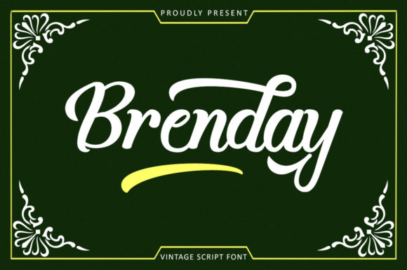 Brenday: A Bold Retro Handwritten Font for Modern Design