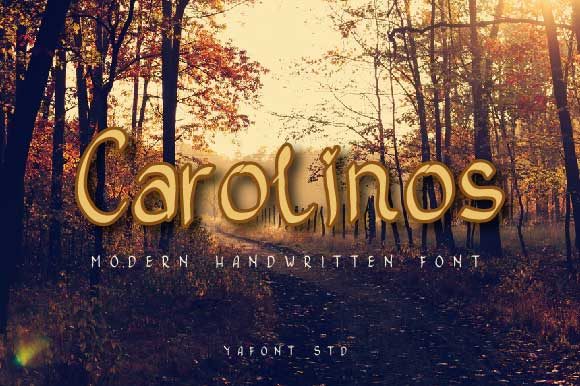 Carolinos: A Modern Handwritten Font for Campaign Clarity