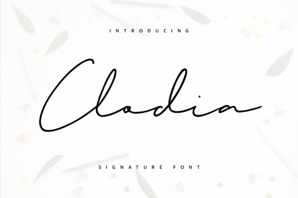 Clodia: A Relaxed and Sweet Handwritten Font for Brand Identity