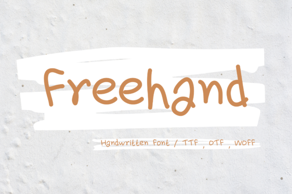 Freehand Script Handwritten Font for Crafters & Sellers