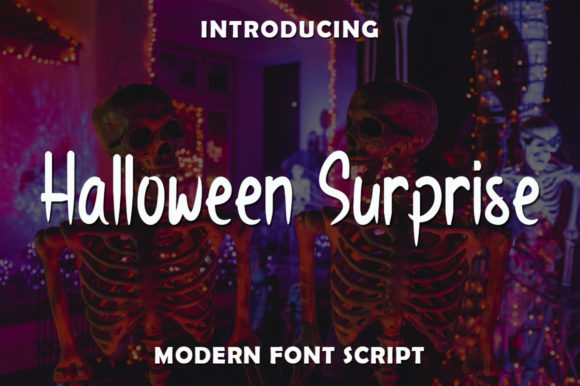 Halloween Surprise: A Spooky Script Handwritten Font for Editorial Design