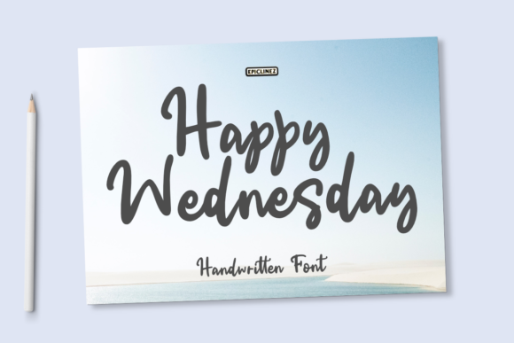 Happy Wednesday Font for Business Branding