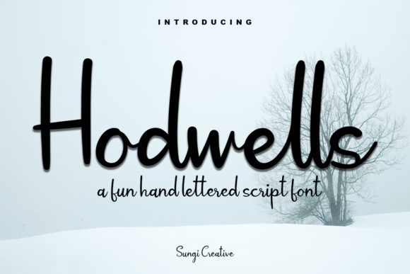 Hodwells: A Delicate Script Handwritten Font for Elegant Branding