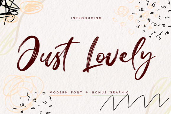 Just Lovely Font for Elegant, Casual Branding