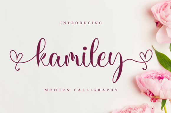 Kamiley: A Romantic Script Handwritten Font for Valentine’s Campaigns