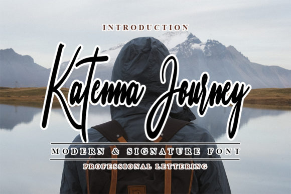 Katenna Journey Font: A Dainty Script Handwritten Typeface for Warm Branding