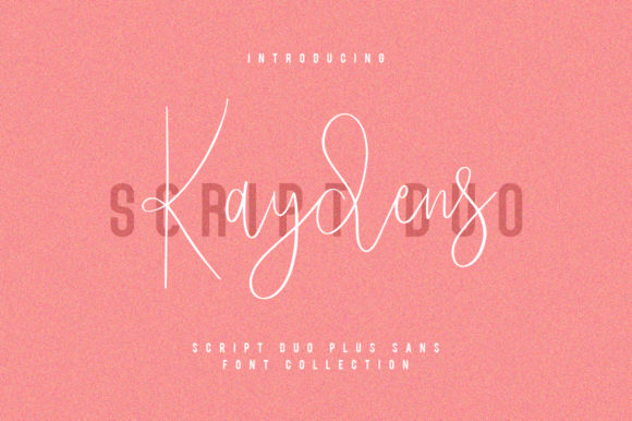 Kaydens Font: A Versatile Script Handwritten Typeface for Crafters