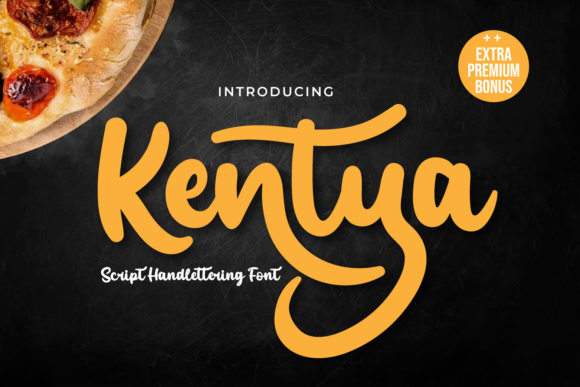 Kentya: A Sweet Brushed Handwritten Font for Editorial Design