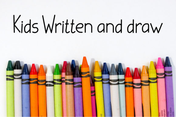 Kids Written Script Handwritten Font for Creative Makers