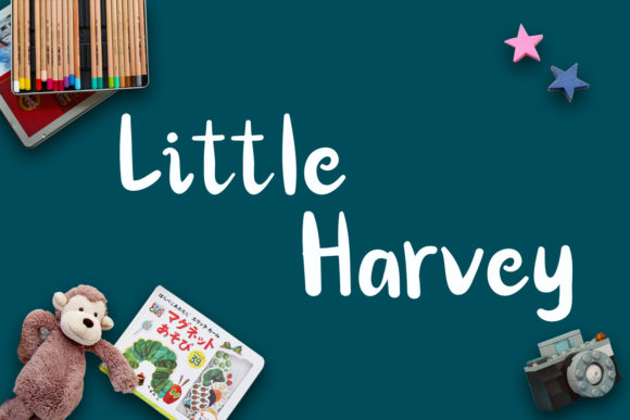 Little Harvey Handwritten Font for Playful Craft Projects