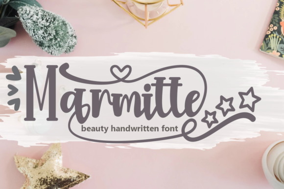 Marmitte: A Cute & Quirky Script Handwritten Font for Crafters