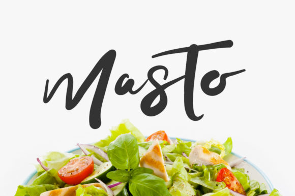 Masto: A Bold Yet Relaxed Handwritten Font for Small Business Branding