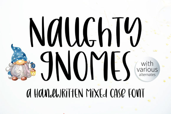Naughty Gnomes: A Cute Script Handwritten Font for Editorial Charm