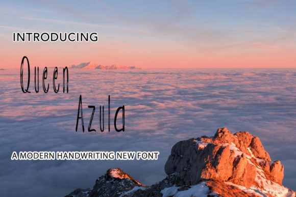 Queen Azula: A Thin & Cute Handwritten Font for Delicate Branding
