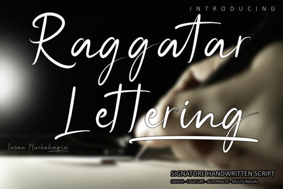 Raggatar Lettering Font for Business