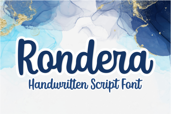 Rondera Handwritten Font for Friendly, Casual Designs