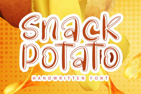 Snack Potato Font: A Sweet Handwritten Typeface for Branding