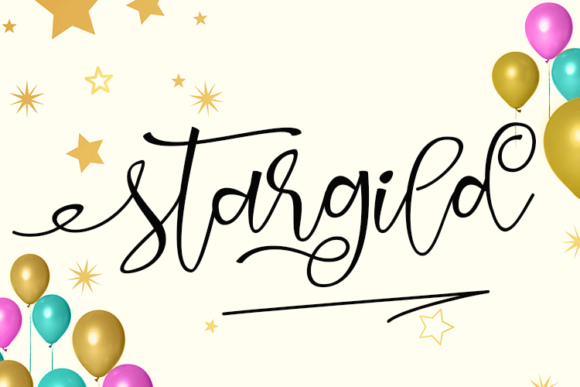 Stargild: Elegant Script Handwritten Font for Small Business Branding