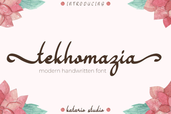 Tekhomazia: A Modern Handwritten Font for Small Business Branding